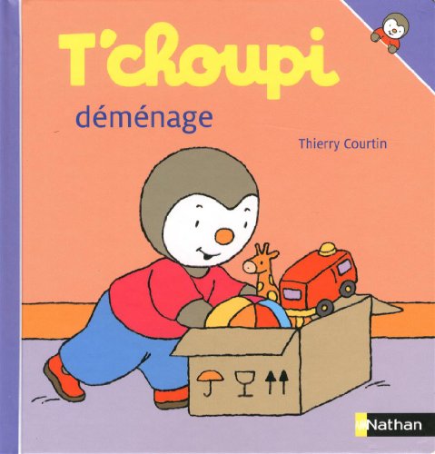 couverture de : T'choupi d&eacute;m&eacute;nage
